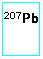 Cuadro de texto: 207Pb
 
